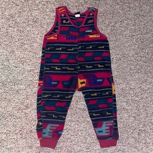 Vintage Patagonia Fleece Overalls